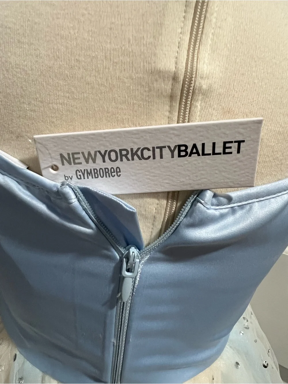 Light Blue & Ivory Sparkle  Dress for Kids (Gymboree Ballet Collection)